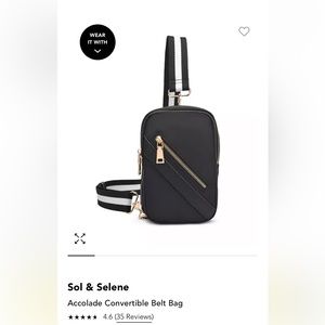 Sol and Selene Accolade Convertible Belt Bag